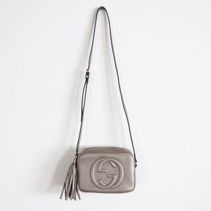 Gucci Metallic Soho Small Leather Disco Bag